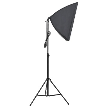Kit studio foto cu set de lumină și fundal - Img 4