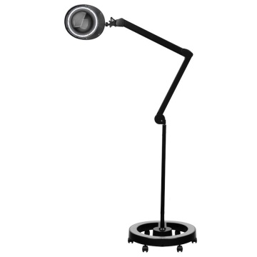 Lampă de lupă Elegante 6025 60 LED SMD 5D Neagră cu trepied - Img 2