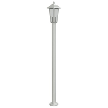 Lampă exterioară de podea, argintiu, 120 cm, oțel inoxidabil - Img 2