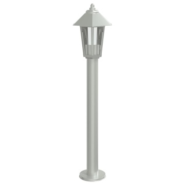Lampă exterioară de podea, argintiu, 80 cm, oțel inoxidabil - Img 7