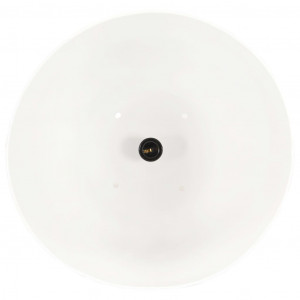 Lampă suspendată industrială, 25 W, alb, 42 cm, E27, rotund - Img 8
