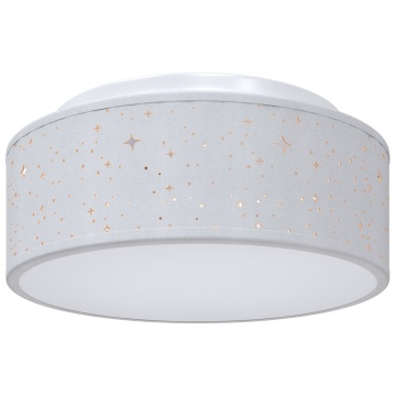 Lămpi de tavan cu abajur stelar Gri Ø 30 cm Fabric E27 - Img 2