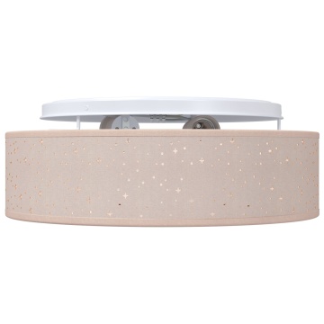 Lămpi de tavan cu abajur stelar Taupe Ø 38 cm Fabric E27 - Img 3