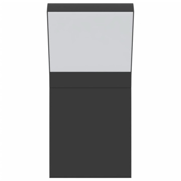 Lămpi exterioare de perete cu LED 2 buc. negru, aluminiu turnat - Img 8