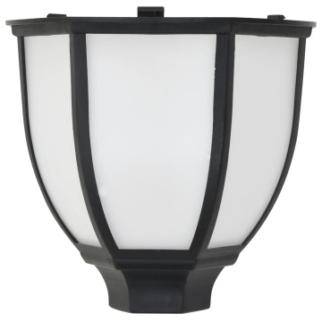 Lămpi solare de exterior cu LED, 3 buc, negru - Img 6