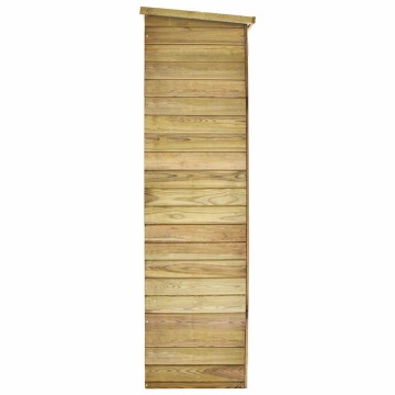 Magazie unelte de grădină, 163x50x171 cm, lemn pin tratat - Img 8