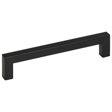 Mânere de dulap, 10 buc., negru, 160 mm, oțel inoxidabil - Img 5