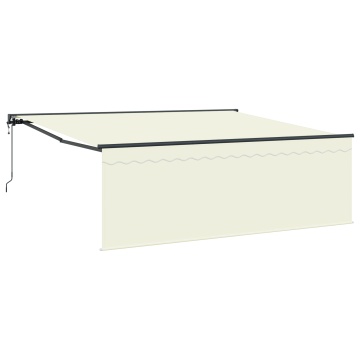 Marchiză retractabilă automată crem 350x250 cm - Img 2