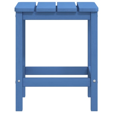 Masă Adirondack de grădină ,albastru aqua, 38x38x46 cm, HDPE - Img 7