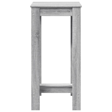 Masă bar, gri sonoma, 51x50x103,5 cm, lemn prelucrat - Img 4