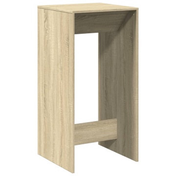 Masă bar, stejar sonoma, 51x50x103,5 cm, lemn prelucrat - Img 5