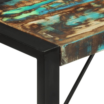 Masă de bucătărie, 120x55x76 cm, lemn masiv reciclat - Img 4