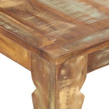 Masă de bucătărie, 160 x 80 x 76 cm, lemn masiv reciclat - Img 3