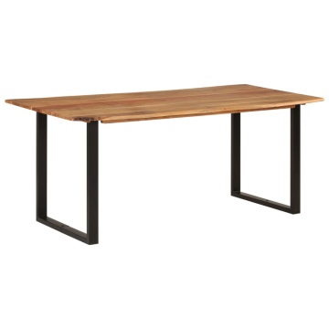Masă de bucătărie, 180 x 90 x 76 cm, lemn masiv de acacia - Img 1