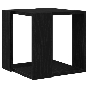 Masă de cafea Stejar negru MDF 32 x 32 x 30 cm Simplă Pătrată - Img 2