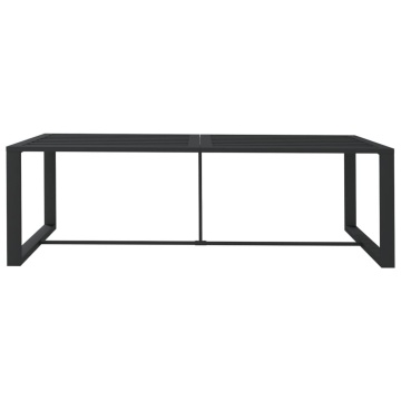 Masă de exterior, antracit, 120x60x66 cm, aluminiu - Img 3