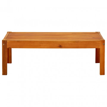Masă de grădină, 85x57x29 cm, lemn masiv de acacia - Img 2