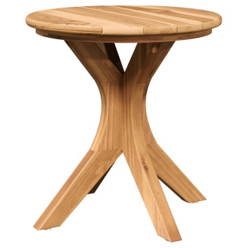 Masă de grădină Ø40x41 cm Lemn Solid de Tec - Img 2