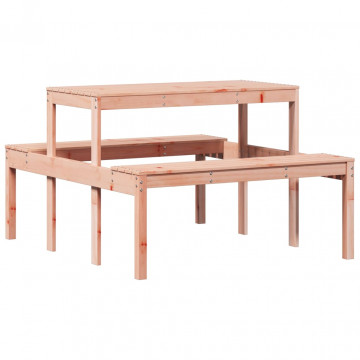 Masă de picnic, 110x134x75 cm, lemn masiv douglas - Img 5