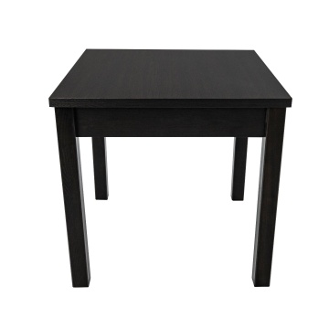 Masa living max9 w, wenge, fixa 80x80x78 cm, lemn masiv de fag/pal - Img 1