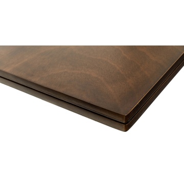Masa MB-93 fixa, 150x90 cm, stejar inchis, lemn masiv - Img 3