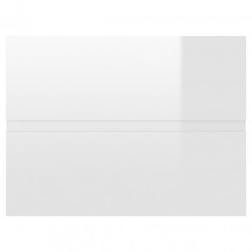 Mască de chiuvetă, alb extralucios, 60 x 38,5 x 45 cm, PAL - Img 4