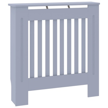 Mască pentru calorifer, gri, 78 cm, MDF - Img 2
