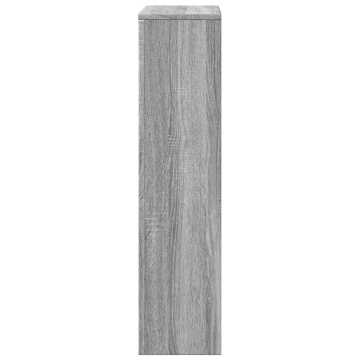 Mască pentru calorifer gri sonoma 104x20x82 cm lemn prelucrat - Img 4