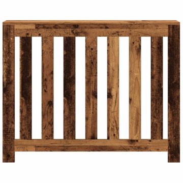 Mască pentru calorifer, lemn vechi, 104x20x82cm, lemn prelucrat - Img 3