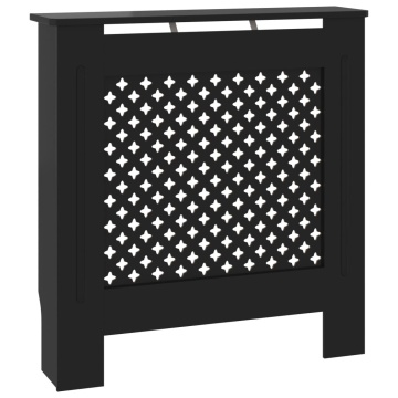 Mască pentru calorifer, negru, 78 cm, MDF - Img 2