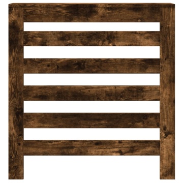 Mască pentru calorifer stejar fumuriu 78x20x82cm lemn prelucrat - Img 3