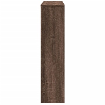 Mască pentru calorifer stejar maro 149x20x82 cm lemn prelucrat - Img 4