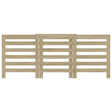 Mască pentru calorifer stejar sonoma 205x21,5x83,5 cm lemn - Img 3