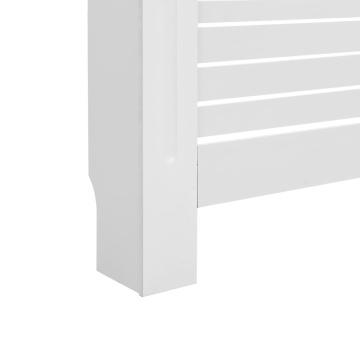 Măști de calorifer, 2 buc., alb, 152 x 19 x 81,5 cm, MDF - Img 6