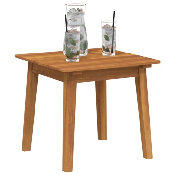Măsuță 45x45x40 cm din lemn masiv de acacia - Img 3
