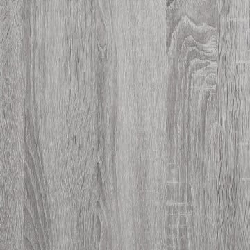 Măsuță consolă, gri sonoma, 180x29x76,5 cm, lemn prelucrat - Img 7
