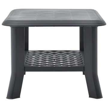 Măsuță de cafea, antracit, 90 x 60 x 46 cm, plastic - Img 4