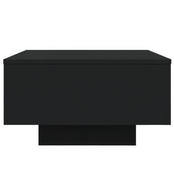 Măsuță de cafea cu lumini LED, negru, 55x55x31 cm - Img 6