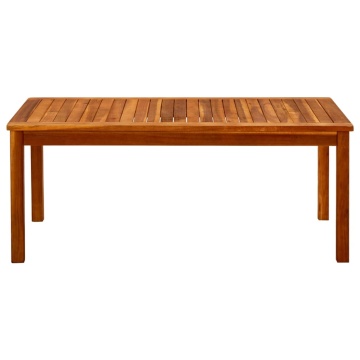 Măsuță de cafea de grădină 110x60x45 cm lemn masiv acacia - Img 2