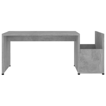 Măsuță de cafea, gri beton, 90 x 45 x 35 cm, PAL - Img 4