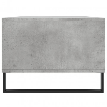 Măsuță de cafea, gri beton, 90x50x36,5 cm, lemn compozit - Img 6