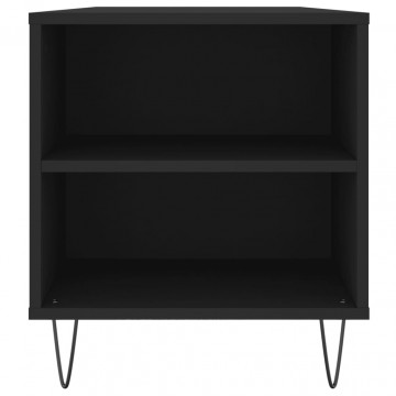 Măsuță de cafea, negru, 102x44,5x50 cm, lemn prelucrat - Img 6