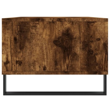 Măsuță de cafea, stejar fumuriu, 90x50x36,5 cm, lemn prelucrat - Img 6