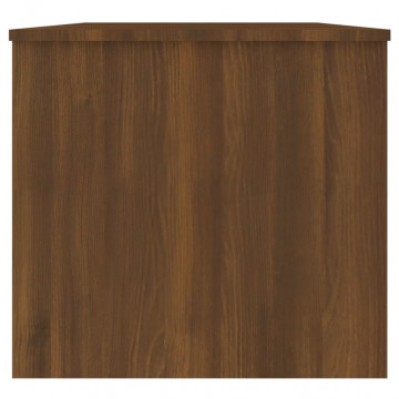 Măsuță de cafea, stejar maro, 102x50,5x46,5 cm, lemn prelucrat - Img 6