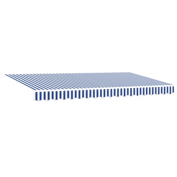 Material de schimb pentru marchiza de 4x2 m Albastru și Alb - Img 2
