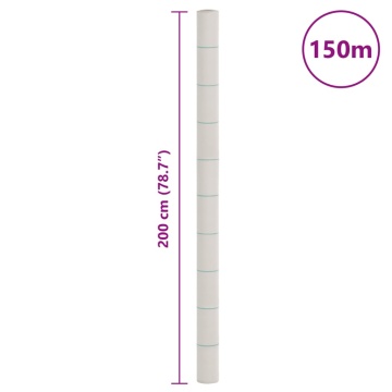Membrană antiburuieni, alb, 2x150 m, PP - Img 7