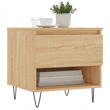 Mese de cafea 2 buc. stejar sonoma 50x46x50 cm lemn compozit - Img 3