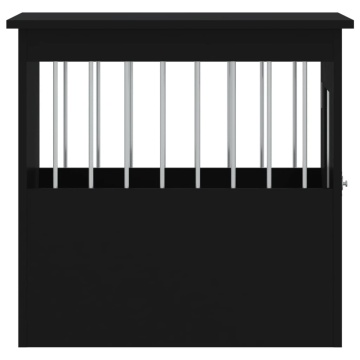 Mobilier tip ladă pentru câini negru 45x62x59 cm lemn prelucrat - Img 7