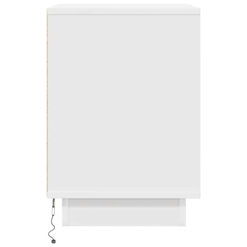 Noptiera cu lumini LED alb 38x34x50 cm - Img 6