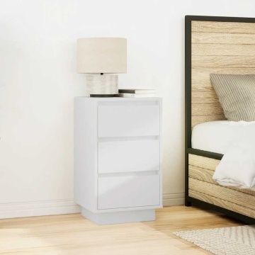 Noptiera cu lumini LED alb 38x34x65 cm - Img 4